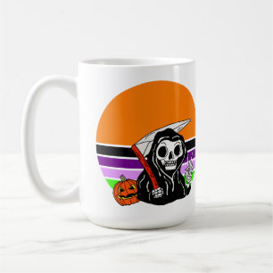 Mug Faucheuse - Coucher de soleil d'Halloween Jack O'L