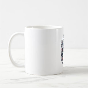 Mug Faucheuse de la Liberté Patriotique Squelette de P
