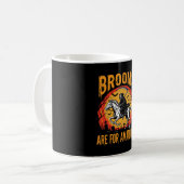 Mug Faucheuse d'Halloween Les Balais de Cheval sont po (Devant gauche)
