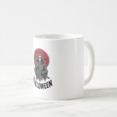 Mug Faucheuse Halloween Gravure Vintage Art_1 (Devant droit)