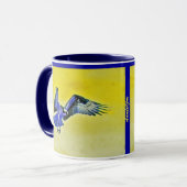 Mug Faucon bleu (Devant gauche)