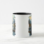 Mug Faucon dans une zone sauvage montagneuse (Centre)