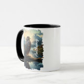 Mug Faucon dans une zone sauvage montagneuse (Devant gauche)