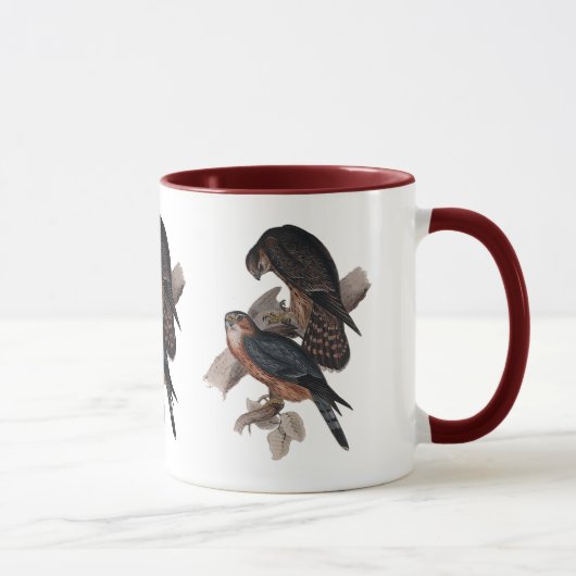 Mug Faucon de MERLIN ou de pigeon (Droite)