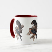 Mug Faucon de MERLIN ou de pigeon (Devant gauche)