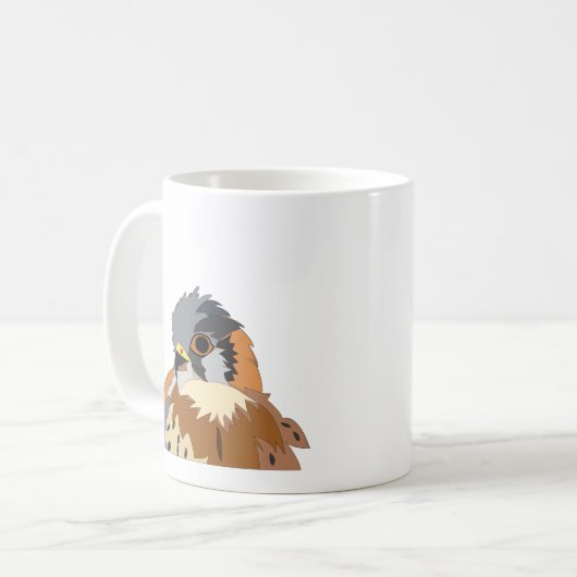 Mug Faucon des oiseaux du faucon (Devant gauche)