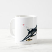Mug Faucon F-16 de combat (Devant gauche)