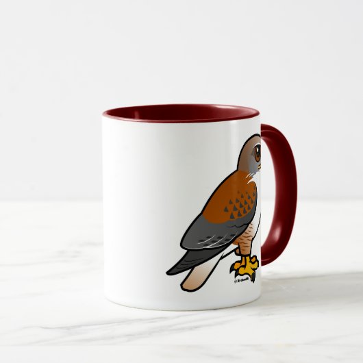 Mug Faucon ferrugineux (Devant droit)