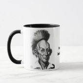 Mug Faucon noir en chef (Gauche)