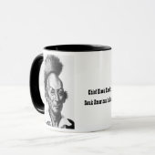 Mug Faucon noir en chef (Devant gauche)