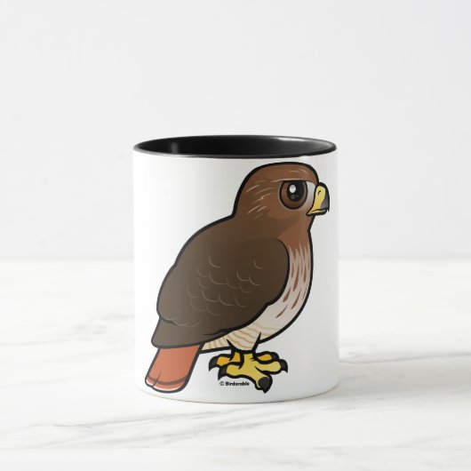 Mug faucon Rouge-coupé la queue (Centre)