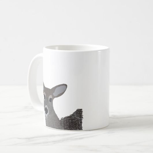 Mug Faune de cerfs à queue blanche (Devant gauche)