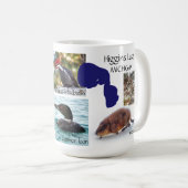 Mug Faune de lac Higgins, Michigan (Devant droit)