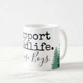 Mug faune de soutien, garçons d'augmenter (Devant droit)