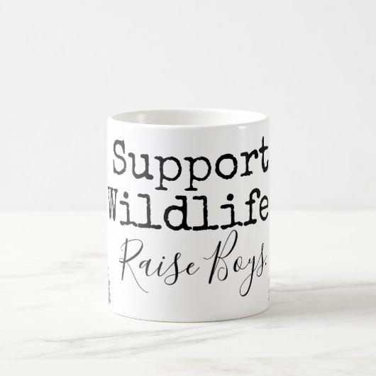 Mug faune de soutien, garçons d'augmenter (Centre)
