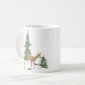 Mug Faune en hiver&apos ; s Forêt (Devant gauche)