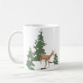 Mug Faune en hiver&apos ; s Forêt (Gauche)