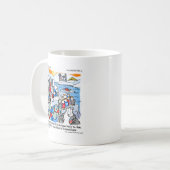 Mug Faune Et Politique En Alaska Dons Amusants Et Tee (Devant gauche)