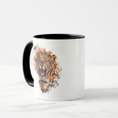 Mug Faune léopard rugissant (Devant gauche)