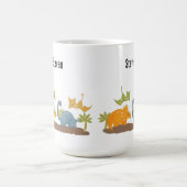 Mug Faune sauvage de Cute Dinosaure (Centre)