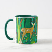 Mug Faune tachetée dans un cadre forestier Imaginaire (Gauche)