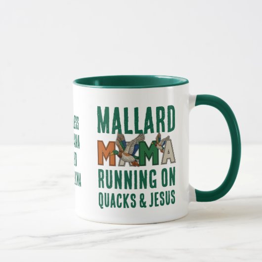 Mug Fausse MALLARD MAMA Strass (Droite)