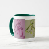 Mug Fausses clés colorées (Devant gauche)