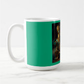 Mug Fauteuil Luxueux Vert Et Or (Gauche)