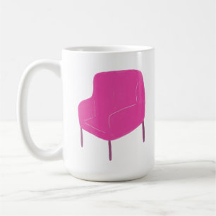 Mug Fauteuil Rose Clair Cadeau de Décoration pour la M