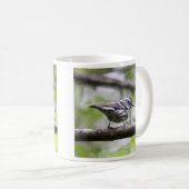 Mug Fauvette noire et blanche (Devant droit)