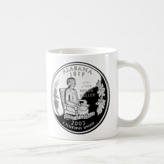 Mug Faux Alabama Quartier d'État Esprit de courage (Droite)