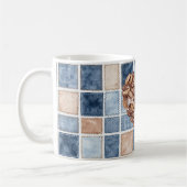 Mug Faux Bleu Crème Denim Premier Café Grains de Cœur (Gauche)
