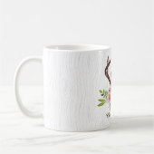 Mug Faux Bois de fleurs sauvages d'andouillers de (Gauche)