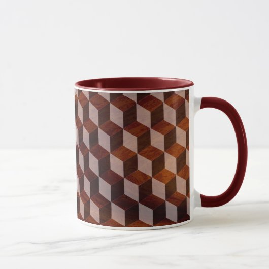 Mug - Faux bois incrusté (Droite)