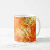 Mug Faux brosse numérique texture transparente. Colorf (Devant droit)