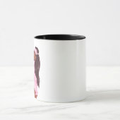 Mug Faux café Parties scintillant fille Cheveux rouges (Centre)