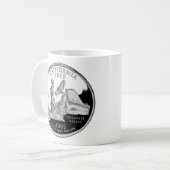 Mug Faux California State Quarter Yosemite Valley Muir (Devant gauche)