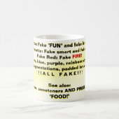 Mug Faux, C'EST FAUX (PAS VRAI) ! (Centre)