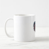 Mug Faux Coq Patriotique Brodé (Gauche)
