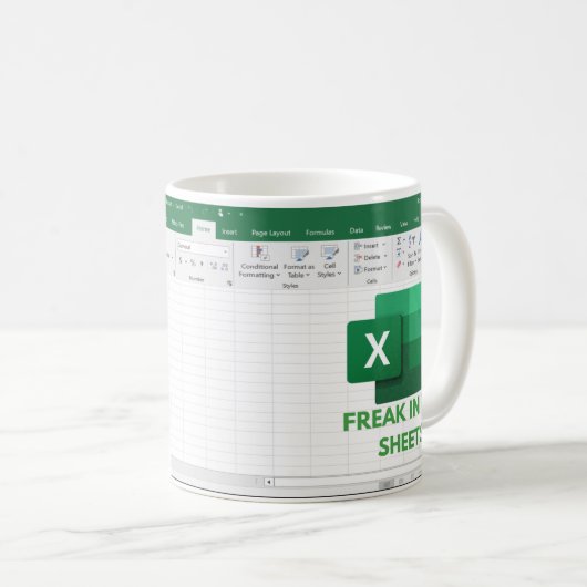 Mug Faux dans les feuilles (Devant droit)