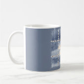 Mug Faux Denim Blue Jean Café Crème Libellule (Gauche)