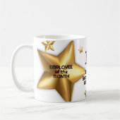 Mug Faux étoiles d'or employé du mois (Gauche)