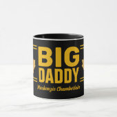 Mug Faux Gold Maple Leaf Big Daddy sur BLACK (Centre)