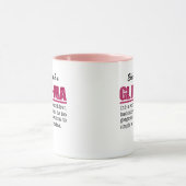 Mug Faux Hot Pink Parties scintillant Glam-Ma (Centre)