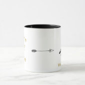 Mug Faux or parties scintillant texte noir chat (Centre)