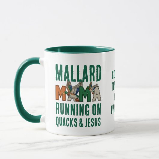 Mug Faux Rhinestone MALLARD MAMA (Gauche)