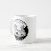 Mug Faux Wisconsin State Quarter Cow Cheese (Devant gauche)