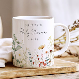 Mug Faveur de baby shower champêtre estivale