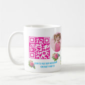 Mug Faveur de code-barres d'anniversaire pour enfants (Gauche)