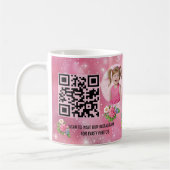 Mug Faveur de code-barres d'anniversaire pour enfants (Gauche)